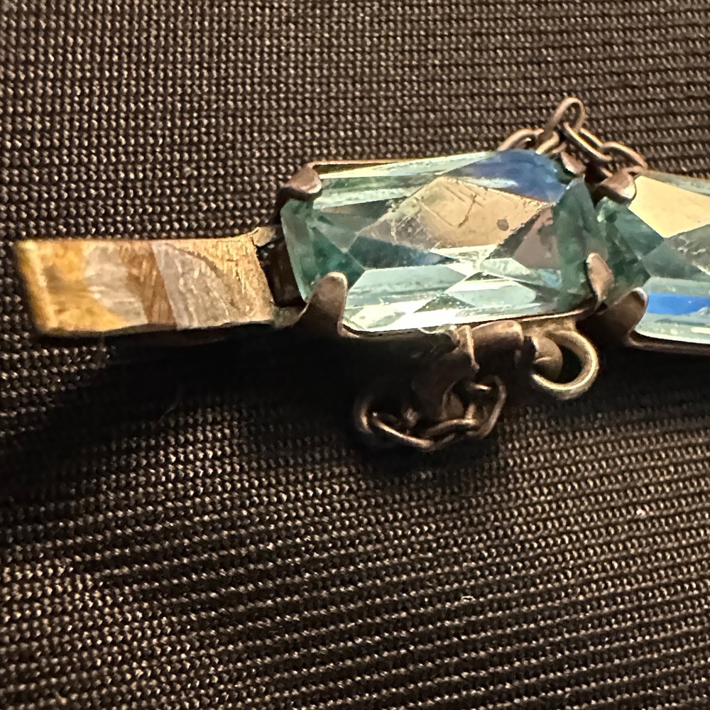 Solid 925 Sterling Silver Emerald Cut Aquamarine … - image 7